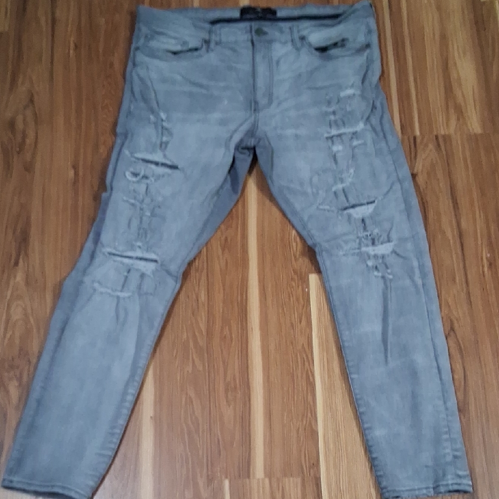 Legacy Edition Gray Ripped Skinny Jeans